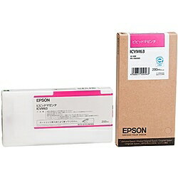 【送料無料】EPSON ICVM63 メーカー純正 PX-H6000用　PX-P/ K3インクカートリッジ　200ml　（ビビッドマゼンタ）【在庫目安:お取り寄せ】| 消耗品 インク