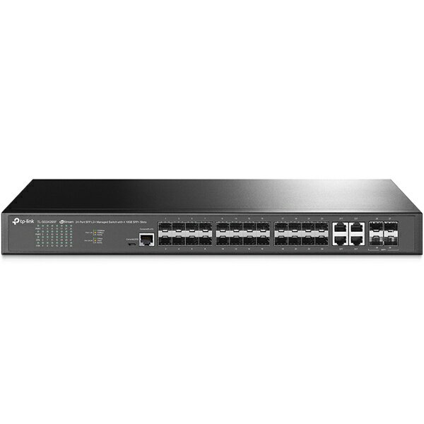 【送料無料】TP-LINK TL-SG3428XF(UN) JetStream 24ポート SFP L2+マネージスイッチ（4x 10GE SFP+スロット搭載）【在庫目安:お取り寄せ】