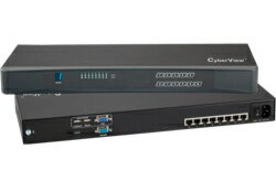 【送料無料】オースチンヒューズエレクトロニクス U-801 1U Cat6 KVM8ポートスイッチ【在庫目安:お取り..