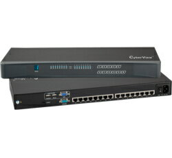 【送料無料】オースチンヒューズエレクトロニクス U-1601 1U Cat6 KVM16ポートスイッチ【在庫目安:お取..