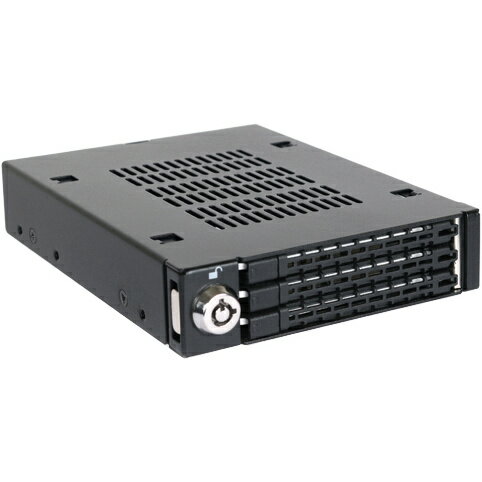 【送料無料】ICY DOCK MB993SK-B ICYDOCK　3x 2.5インチ SATA HDD /SSD 搭載用リムーバブルケース 3.5インチベイサイズ【在庫目安:お取り寄せ】