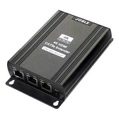 【送料無料】ジョブル HE03LR-4K HDMI 4K対応CAT5e伝送 受信器(再延長機能付)【在庫目安:お取り寄せ】| パソコン周辺機器 複合エクステンダー エクステンダー PC パソコン