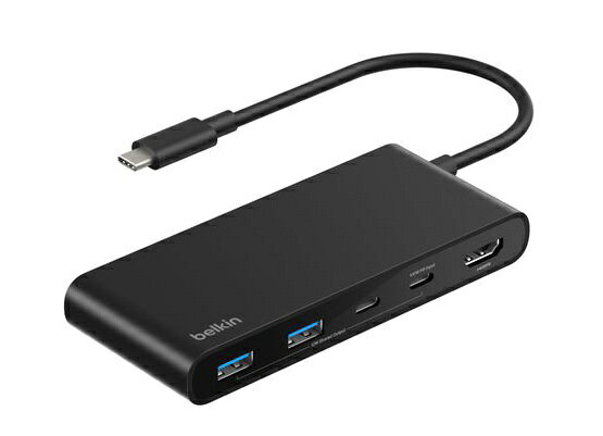 【送料無料】belkin AVC023fqBK Connect 7ポート USB-C ハブ（デュアル USB-Cポート搭載）【在庫目安:僅少】| パソコン周辺機器 ポートリプリケーター ポートリプリケータ PC パソコン
