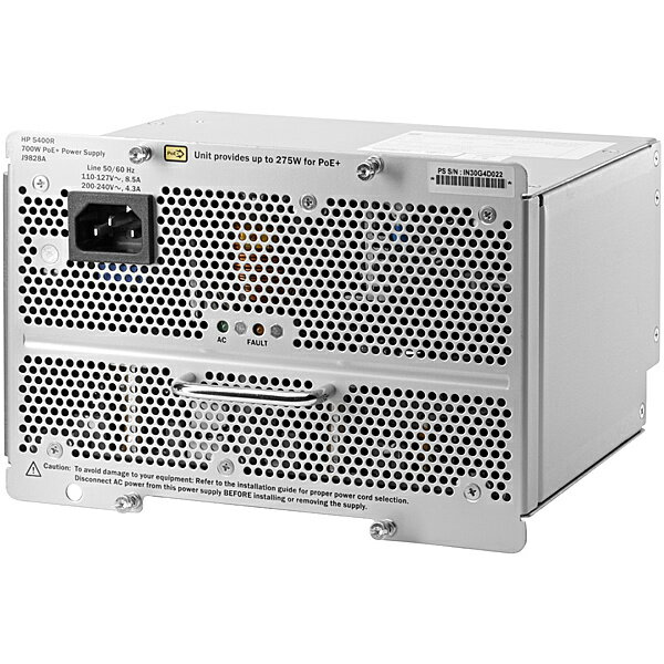 【送料無料】J9828A#ACF HPE Aruba 5400R 700W PoE+ zl2 Power Supply【在庫目安:お取り寄せ】| パソコン周辺機器 電源モジュール 電源ユニット 拡張モジュール 電源 モジュール 拡張 PC パソコン