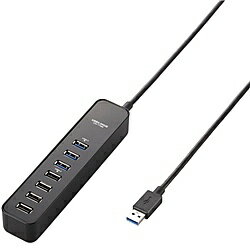 【在庫目安:あり】【送料無料】ELECOM U3H-T706SBK USB3.0ハブ/ マグネット付/ セ...