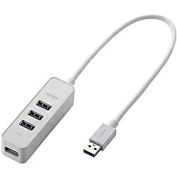 ELECOM U3H-T405BWH USB3.0ハブ/ マグネット付/ バスパワー専用/ 4ポート/ ホワイト【在庫目安:お取り寄せ】