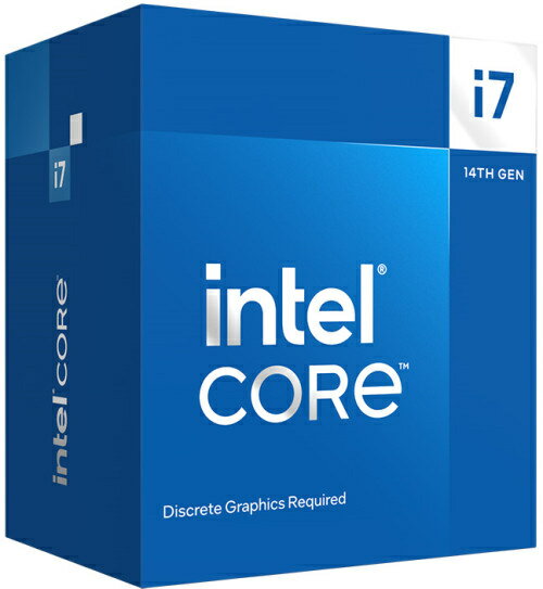 【送料無料】BX8071514700F Intel 第14世代CPU RPL-S Refresh Core i7-14700F 20/ 28 2.1GHz Gfxなし【在庫目安:お取り寄せ】| パソコン周辺機器 CPU MPU 自作 ベンチマーク 交換 自作パソコン 自作PC 自作 パソコン PC
