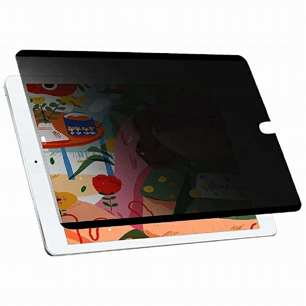 【送料無料】エムディーエス MDS-PFLIP102MGY iPad 10.2（第9・8・7世代）対応 覗き見防止フィルム（マグネット吸着）（横向き専用） マット【在庫目安:お取り寄せ】