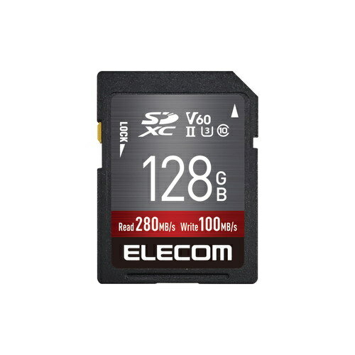 【送料無料】ELECOM MF-FS128GU23V6R SDXCカード/ データ復旧サービス付/ UHS-II/ V60/ 128GB【在庫目安:お取り寄せ】 【送料無料】ELECOM MF-FS128GU23V6R SDXCカード/ データ復旧サービス付/ UHS-II/ V60/ 128GB【在庫目安:お取り寄せ】