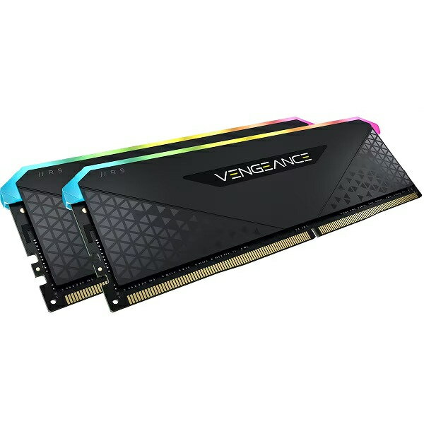 【送料無料】コルセア(メモリ) CMG16GX4M2D3600C18 DDR4 3600MHz 16GB(8GBx2) UDIMM 18-22-22-42 VENGEANCE RGB RS 1.35V for AMD Ryzen ＆ Intel【在庫目安:お取り寄せ】