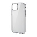 ELECOM PM-A23BTSLACR iPhone 15 Plus用ハイブリッドケース/ TOUGH SLIM LITE/ オールクリア/ ストラップシート付属/ クリア