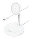 【送料無料】アンカー・ジャパン A2544N21 Anker MagGo Wireless Charger (2-in-1 Stand) ホワイト【在庫目安:お取り寄せ】(2)