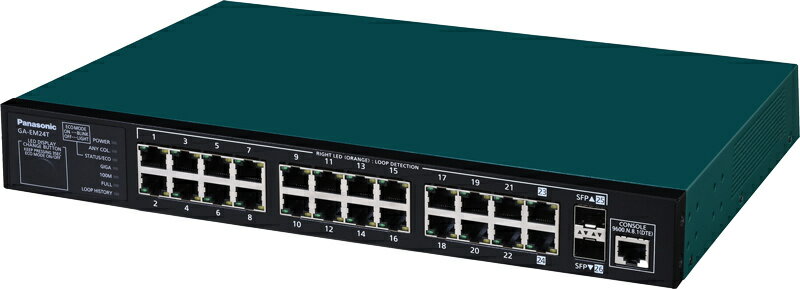 【送料無料】パナソニックEWネットワークス ZLP28240 GA-EM24T【在庫目安:お取り寄せ】| パソコン周辺機器 スイッチングハブ L2スイッチ レイヤー2スイッチ スイッチ ハブ L2 ネットワーク PC パソコン