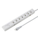 【送料無料】サンワサプライ TAP-SP312TEL 高性能雷ガードタップ(3P抜け止め・7個口・2m)【在庫目安:お取り寄せ】