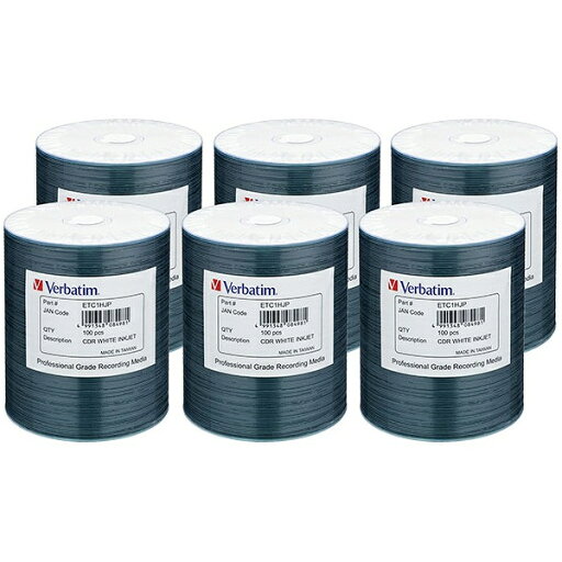 【送料無料】EPSON ETC1HJP Verbatim Japan社製 CD-R/ 700MB/ 48倍速/ マットホワイトワイドタイプ/ 600枚入り【在庫目安:お取り寄せ】 【送料無料】EPSON ETC1HJP Verbatim Japan社製 CD-R/ 700MB/ 48倍速/ マットホワイトワイドタイプ/ 600枚入り【在庫目安:お取り寄せ】