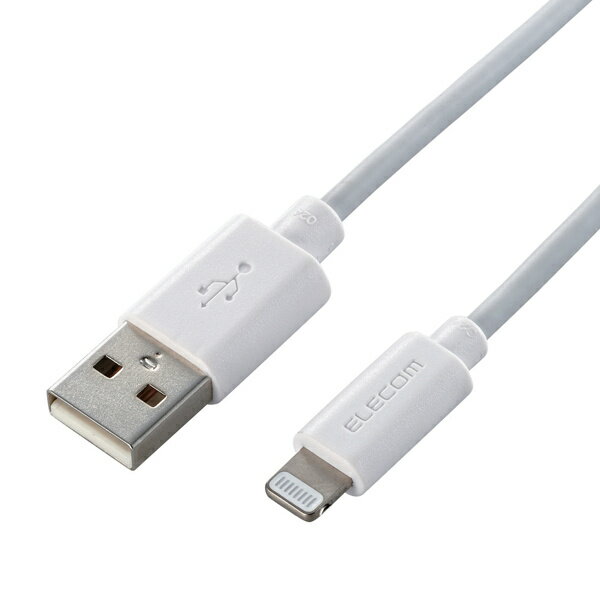 【在庫目安:あり】ELECOM MPA-UAL05WH Lightningケーブル/ スタンダード/ 0.5m/ ホワイト