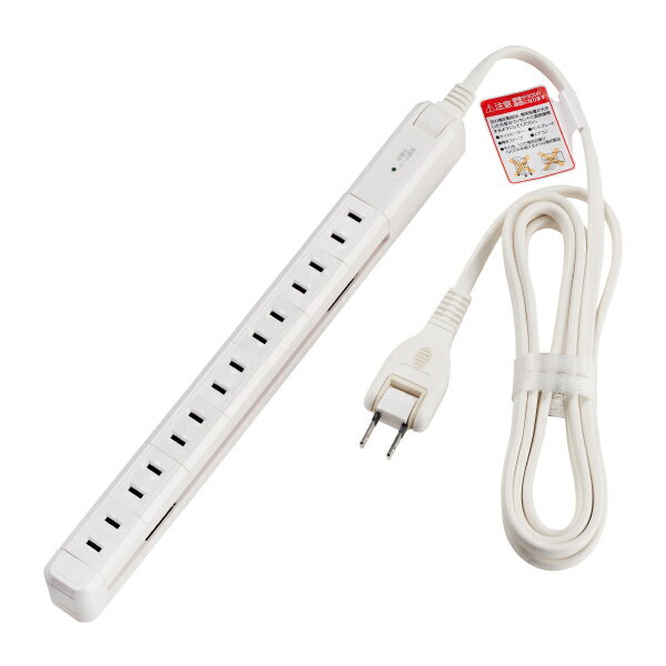 ELPA WBS-SL702SB(W) 耐雷スリム回転タップ 7個口 2m ホワイト【在庫目安:お取り寄せ】のサムネイル