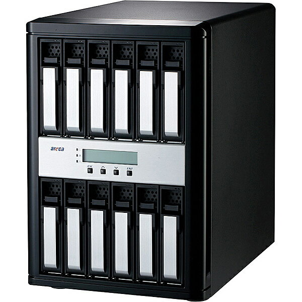 【送料無料】ARECA ARC-8042-12 SAS-SAS 12ベイ 12Gb/ s Desk Top RAID Storage【在庫目安:お取り寄せ】