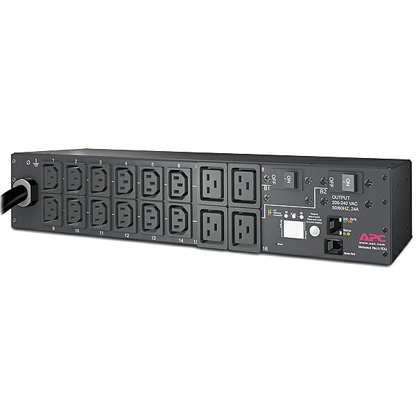 【送料無料】シュナイダーエレクトリック AP7811B5W Rack PDU Metered 2U 30A 200V (12) C13 ＆ (4) C19 5年保証【在庫目安:お取り寄せ】| オフィス オフィス家具