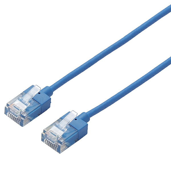 ELECOM LD-GPASS/BU1 LAN֥/ CAT6A/ ѡ/ 1m/ ֥롼ں߸ܰ:󤻡