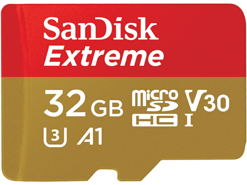 【送料無料】SDSQXAT-032G-JN3MD SanDisk Extreme microSDHC UHS-Iカード 32GB【在庫目安:僅少】