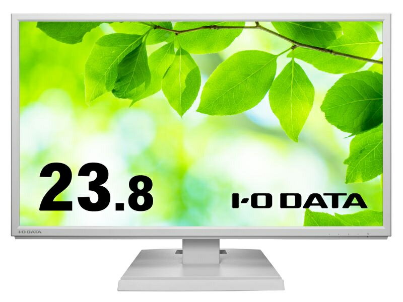 楽天PC＆家電《CaravanYU 楽天市場店》【在庫目安:あり】【送料無料】IODATA LCD-AH241EDW-B ワイド液晶ディスプレイ 23.8型/ 1920×1080/ アナログRGB、HDMI/ ホワイト/ スピーカー：あり/ 5年保証| 家電 ディスプレイ ディスプレー モニター モニタ