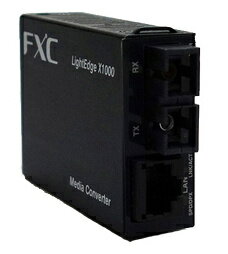 【送料無料】FXC LEX1542-15-ASB5 100BASE-TX to 100BASE-FX （シングルモード SCコネクタ 15Km） 2芯型リピータ・マイクロメディアコンバータ+同製品SB5バンドル【在庫目安:お取り寄せ】