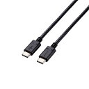 ELECOM MPA-CC5P05BK USB Type-C to USB Type-CP[u/ X^_[h/ USB Power DeliveryΉ/ 100W/ 0.5m/ ubNy݌ɖڈ:񂹁z