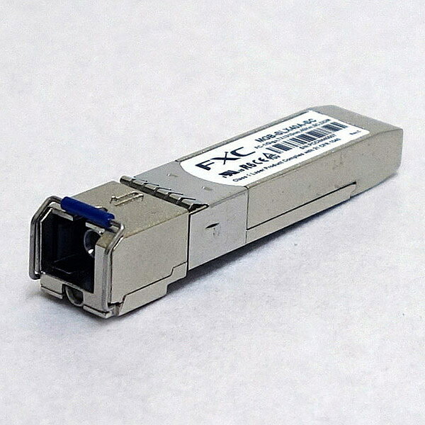 【送料無料】FXC MGB-SLX40A-SC 1000BASE-LX SMF SC 1芯(40km/ TX1310nm) SFP モジュール【在庫目安:お取り寄せ】| パソコン周辺機器