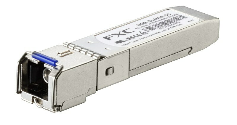 【送料無料】FXC MGB-SLX80A-SC 1000BASE-LX SMF SC 1芯(80km/ TX1510nm) SFP モジュール【在庫目安:お取り寄せ】| パソコン周辺機器