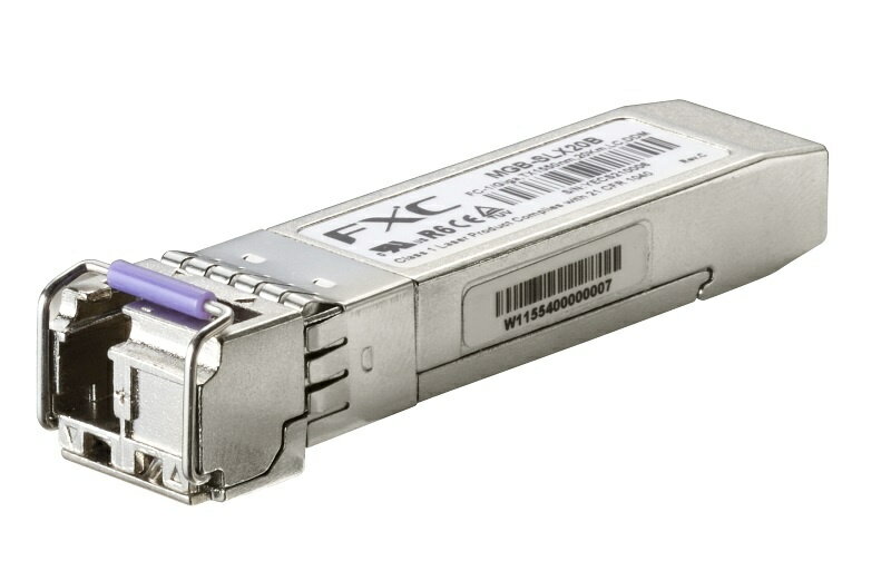 【送料無料】FXC MGB-SLX20B-ASB5 1000BASE-LX SMF LC 1芯(20km/ TX1550nm) SFP モジュール + 同製品SB5バンドル【在庫目安:お取り寄せ】| パソコン周辺機器