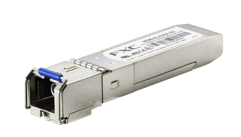 【送料無料】FXC MGB-SLX20A-SC-ASB5 1000BASE-LX SMF SC 1芯(20km/ TX1310nm) SFP モジュール + 同製品SB5バンドル【在庫目安:お取り寄せ】| パソコン周辺機器