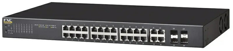 【送料無料】FXC NS2028VPEL Lite Smart PoE機能付スマートスイッチ 28ポートタイプ(10/ 100/ 1000MPoE×24、1GSFP×4)【在庫目安:お取り寄せ】