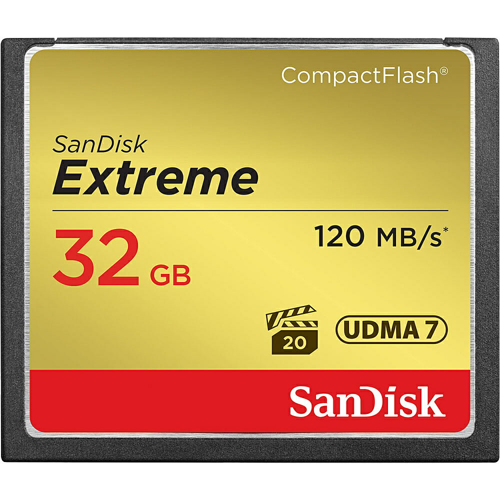 【送料無料】SDCFXSB-032G-J61 SanDisk エクストリーム コンパクトフラッシュ 32GB【在庫目安:お取り寄せ】