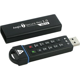 【送料無料】Apricorn ASK3-60GB 暗証番号方式USBメモリ Aegis Secure Key - USB 3.0 Flash Drive 60GB【在庫目安:お取り寄せ】