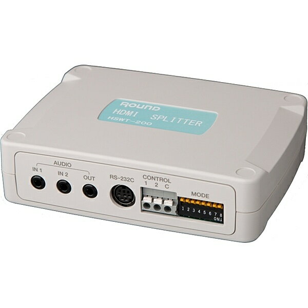 【送料無料】ラウンド HSWT-200 HDMI 2chセレクター（2入力1出力、DVI-D対応、業務用、外部制御対応）【在庫目安:お取り寄せ】