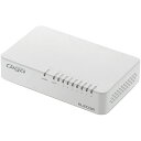 【送料無料】ELECOM EHC-G08PA2-W Giga対応スイッチングHub/ 8ポート/ プ ...