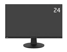 楽天PC＆家電《CaravanYU 楽天市場店》【在庫目安:あり】【送料無料】NEC LCD-L242F-BK 24型3辺狭額縁IPSワイド液晶ディスプレイ（黒色）/ 1920×1080/ ミニD-Sub15ピン、HDMI/ ブラック/ スピーカー：なし/ 〔5年保証〕| 家電 ディスプレイ ディスプレー モニター モニタ