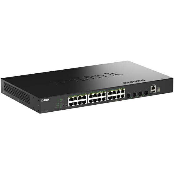 【送料無料】D-Link DGS-1530-28P/A1 DGS-1530-28P ギガビットL2スタッカブルスマートマネージドスイッチ、PoE+対応(最大370W給電)、10/ 100/ 1000BASE-Tポート(PoE+対応)×24、10G SFP+スロット×4、LLW保証対象