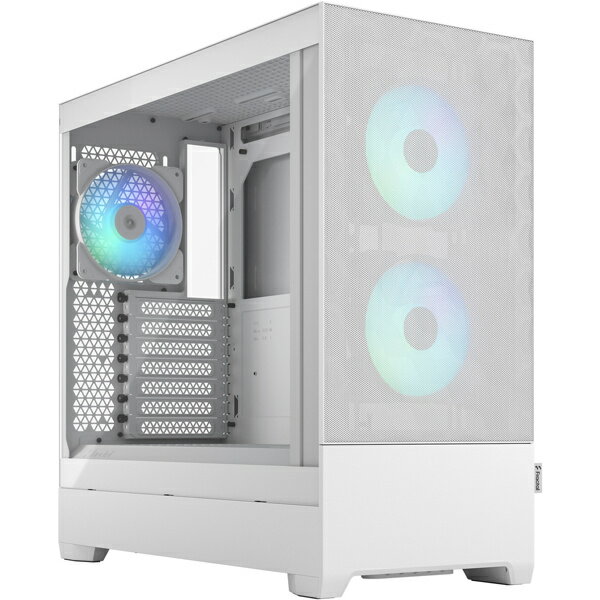 【送料無料】Fractal Design FD-C-POR1A-01 ミドルタワー型PCケース Pop Air RGB White TG Clear Tint【在庫目安:お取り寄せ】