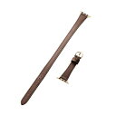 【送料無料】ELECOM AW-41BDLWJBR Apple Watch 41/ 40/ 38mm用バンド/ ソフトレザー/ 2重巻きスリムタイプ/ &me/...
