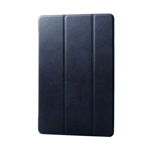 【送料無料】ELECOM TB-A19RWVNVN iPad 第9/ 8/ 7世代/ iPad 10.2 2019年モデル用フラップケース 背面クリア/ ネイビー【在庫目安:お取り寄せ】
