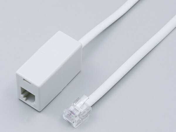 ELPA TEW-E050 TEL用延長コード 6極2/ 4芯5m【在庫目安:お取り寄せ】