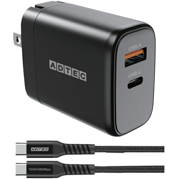 ̵ۥɥƥå APD-V065AC-wC20U2-BK Power Deliveryб GaN ACŴ/ 65W/ USB ...