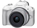 Canon 5812C011 ミラーレスカメラ EOS R50・RF-S18-45 IS STMレンズキット （ホワイト）| カメラ ミラーレスデジタル一眼レフカメラ 一眼レフ カメラ デジタル一眼カメラ
