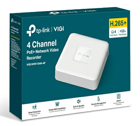 ������̵����TP-LINK VIGI NVR1104H-4P(un) VIGI 4�����ͥ� PoE+�ͥåȥ���ӥǥ��쥳�������ں߸��ܰ�:�����󤻡�| ����� �ͥåȥ���ǥ������쥳������ �ͥåȥ���ӥǥ��쥳������ �ƻ� Ͽ�� �ͥåȥ�������