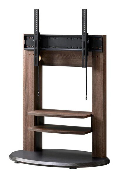 【送料無料】朝日木材加工 WS-H800-DB キャスター付き自立TVスタンド 木製 3277V用 ダークブラウン【在庫目安:お取り寄せ】