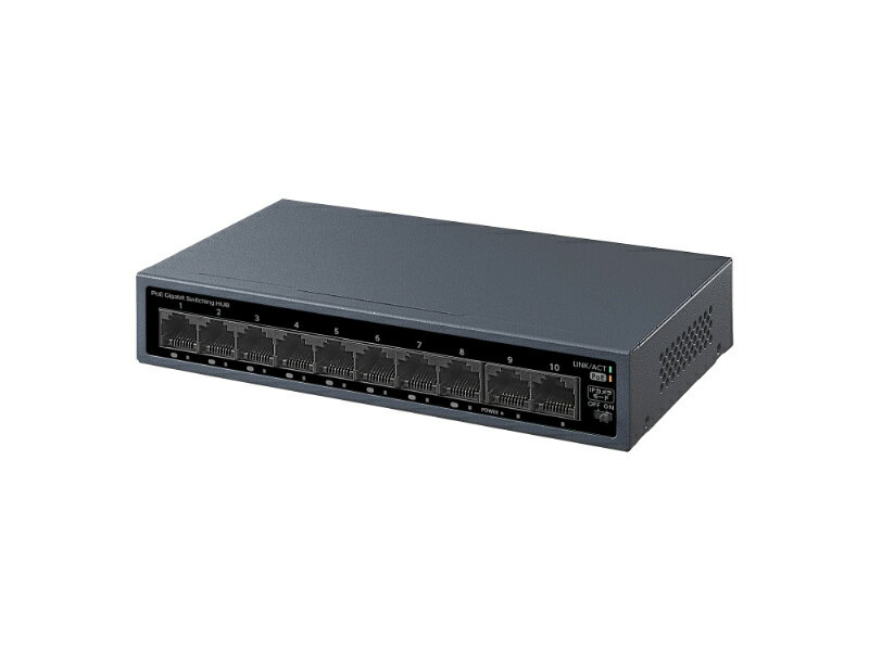 【送料無料】IODATA BSH-GP210 IEEE802.3at準拠 10ポートL2アンマネージGigabit PoEハブ【在庫目安:僅少】| パソコン周辺機器 スイッチングハブ L2スイッチ レイヤー2スイッチ スイッチ ハブ L2 ネットワーク PC パソコン