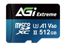 【送料無料】AGI AGI512GV6TF238 Extreme TF238 Micro SDXC 512GB UHS-II U3 V60 A1 R/ W up...