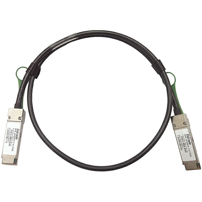 TEKWIND OPQSFP-T-01-PEB QSFP+コネクタ付Twinaxダイレクトアタッチケーブル 1m